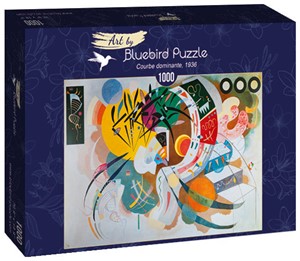 Afbeelding van het spelletje Kandinsky - Dominant Curve Puzzel (1000 stukjes)