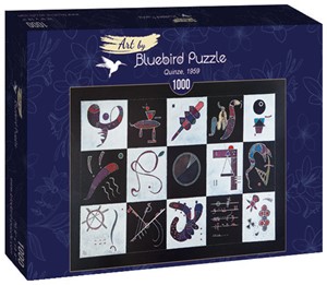 Afbeelding van het spelletje Kandinsky - Quinze Puzzel (1000 stukjes)