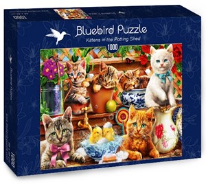 Afbeelding van het spelletje Kittens in the Potting Shed Puzzel (1000 stukjes)