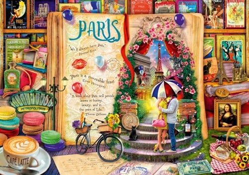 Life is an Open Book Paris Puzzel (1000 stukjes)-2
