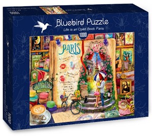 Afbeelding van het spelletje Life is an Open Book Paris Puzzel (1000 stukjes)