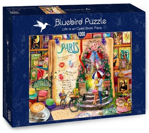 Life is an Open Book Paris Puzzel (1000 stukjes)