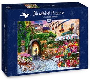 Afbeelding van het spel The Flower Market Puzzel (1000 stukjes)