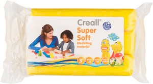 Afbeelding van het spelletje Supersoft Boetseerklei 500gr - Geel