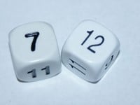 Reken Dobbelsteen 7-12 (10 stuks)