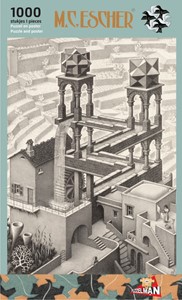 Afbeelding van het spelletje Waterval - M.C. Escher Puzzel (1000 stukjes)