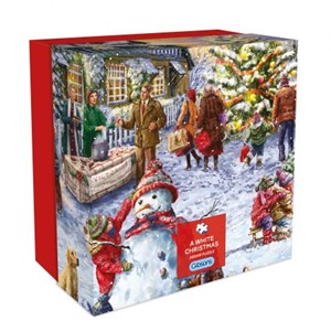 Gibsons A White Christmas Puzzel Gift Box 500 Stukjes gibsons kopen in de aanbieding