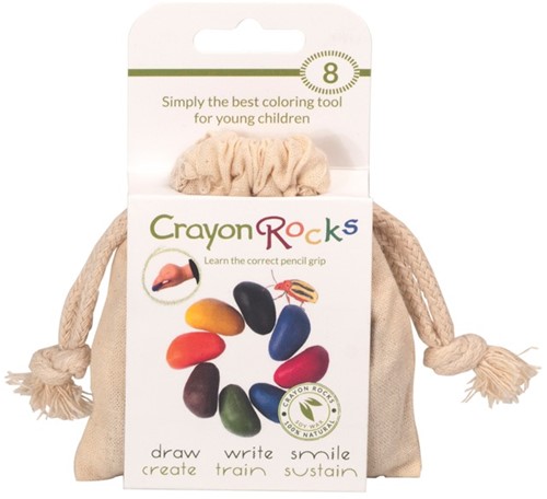 Crayon Rocks - Cotton Muslin 8 Colors
