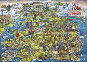 Afbeelding van het spel Beautiful Britain Puzzel (1000 stukjes)