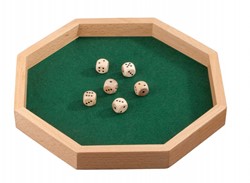 Dobbelsteenbak - Octagon Hout