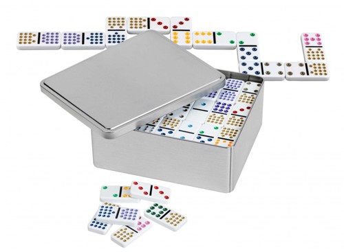 Domino Dubbel 15 in blik