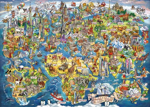 Wonderful World Puzzel (1000 stukjes)-2