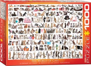 Afbeelding van het spel The World of Cats Puzzel (1000 stukjes)