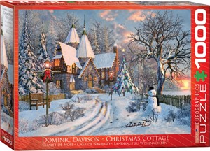 Afbeelding van het spelletje Christmas Cottage - Dominic Davison Puzzel (1000 stukjes)