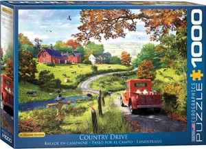 Afbeelding van het spelletje Country Drive - Dominic Davison Puzzel (1000 stukjes)