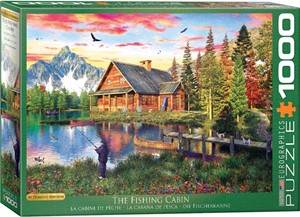 Afbeelding van het spelletje The Fishing Cabin - Dominic Davison Puzzel (1000 stukjes)