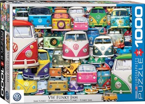 Afbeelding van het spelletje VW Funky Jam Puzzel (1000 stukjes)