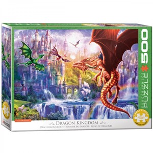 Afbeelding van het spelletje Dragon Kingdom Puzzel (500 XL stukjes)