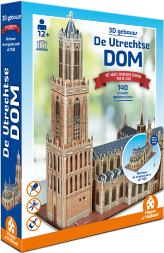 3D Gebouw - De Utrechtse Dom (140 stukjes)
