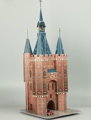3D Gebouw - Sassenpoort Zwolle (90 stukjes)-2