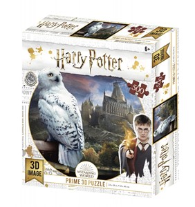Afbeelding van het spel 3D Image Puzzel - Harry Potter Hedwig (500 stukjes)