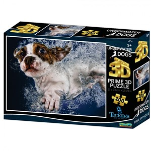 Afbeelding van het spelletje 3D Image Puzzel - Underwaterdogs Popcicle (100 stukjes)