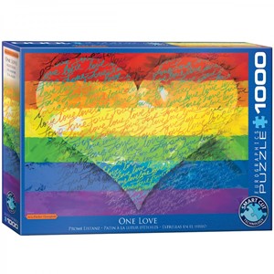 Afbeelding van het spelletje Love & Pride Puzzel (1000 stukjes)