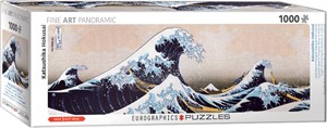 Afbeelding van het spelletje Great Wave of Kanagawa Panorama Puzzel (1000 stukjes)
