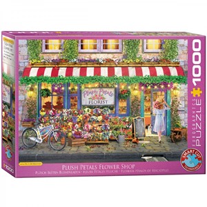 Afbeelding van het spel Plush Petals Florist Shop Puzzel (1000 stukjes)