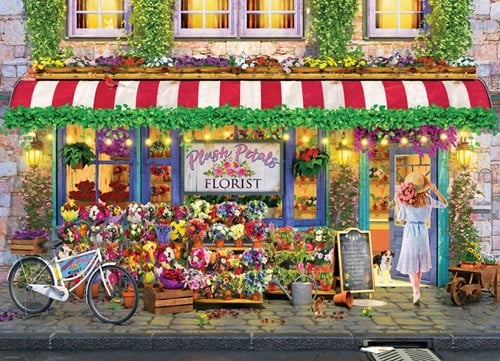 Plush Petals Florist Shop Puzzel (1000 stukjes)-2