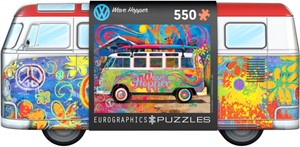 Afbeelding van het spel VW Bus Wave Hopper - Tin Box Puzzel (550 stukjes)