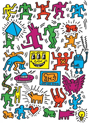 Collage - Keith Haring Puzzel (1000 stukjes)-2