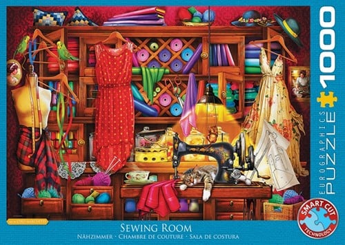 Sewing Craft Room Puzzel (1000 stukjes) - kopen bij ...
