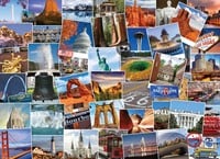 Globetrotter - USA Puzzel (1000 stukjes)-2