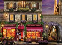 The Red Hat Restaurant Paris Puzzel (1000 stukjes)-2