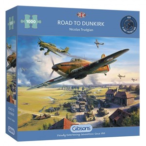 Afbeelding van het spelletje Road to Dunkirk Puzzel (1000 stukjes)