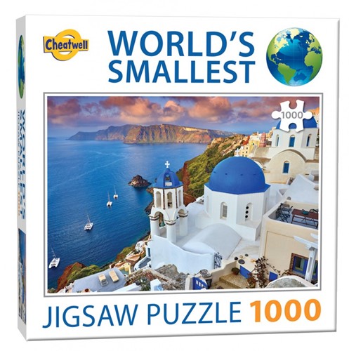 World's Smallest - Santorini Puzzel (1000 stukjes)