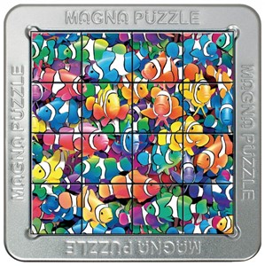 Afbeelding van het spel Magnetische 3D Portret Puzzel - Clown Fish (16 stukjes)