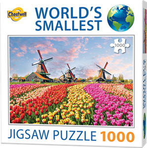 Afbeelding van het spelletje World's Smallest - Dutch Windmills Puzzel (1000 stukjes)