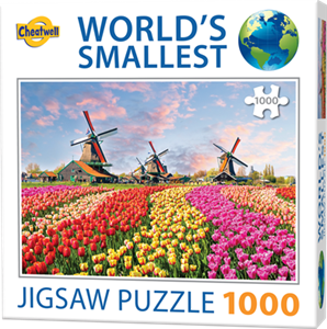 Afbeelding van het spel World's Smallest - Dutch Windmills Puzzel (1000 stukjes)