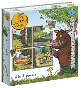 Afbeelding van het spel The Gruffalo - 4 in 1 Puzzel