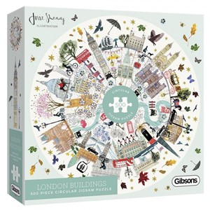 Afbeelding van het spel Buildings of London Puzzel (500 stukjes)