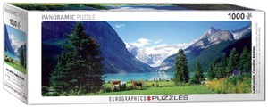 Afbeelding van het spelletje Lake Louise Canadian Rockies Panorama Puzzel (1000 stukjes)
