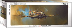 Afbeelding van het spelletje Spitfire - Barrie A.F. Clark Panorama Puzzel (1000 stukjes)