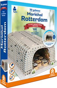 Afbeelding van het spel 3D Gebouw - Markthal Rotterdam Puzzel (168 stukjes)