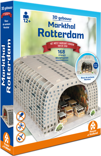 3D Gebouw - Markthal Rotterdam Puzzel (168 stukjes)