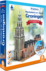 Afbeelding van het spelletje 3D Gebouw - Martinikerk Groningen (140 stukjes)