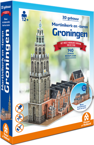 3D Gebouw - Martinikerk Groningen (140 stukjes)