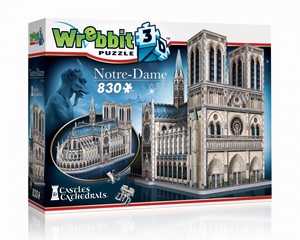 Wrebbit 3D Puzzel Notre Dame 830 stukjes