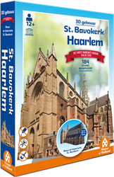 3D Gebouw - St Bavokerk Haarlem (140 stukjes)